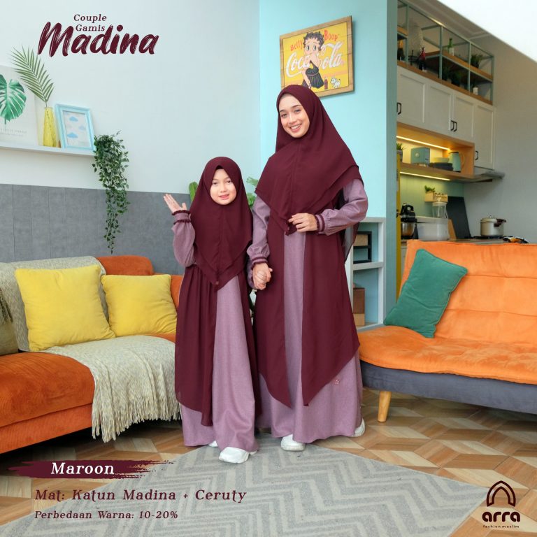 Couple Gamis Maroon
