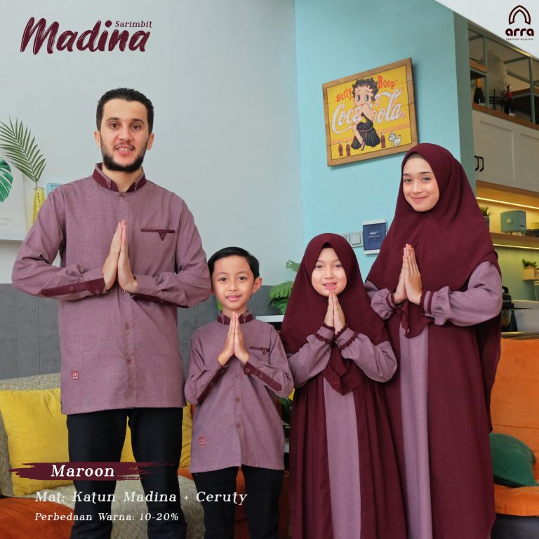 Sarimbit Madina Maroon